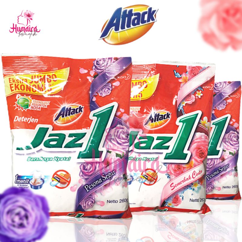 Attack Jaz1 Detergen Bubuk Ekstra Jumbo Ekonomis 200gr