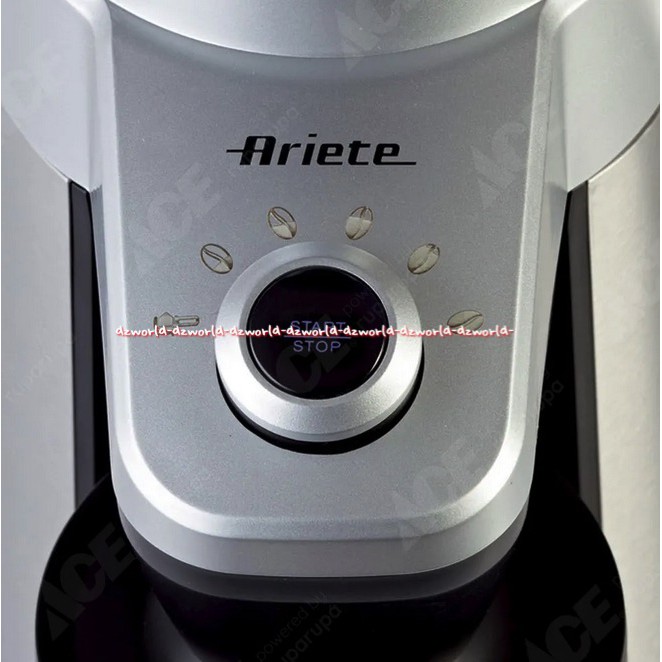 Ariete Grinder Pro Coffee Alat Penggiling Penghalus Kopi 15tingkat