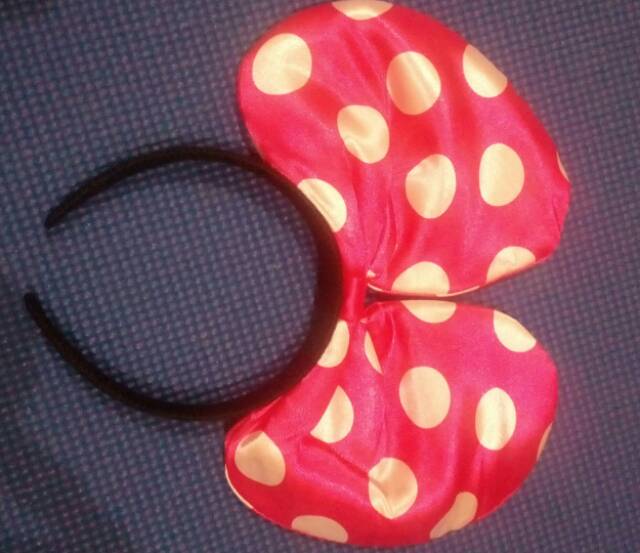 Bando pita jumbo polkadot minnie