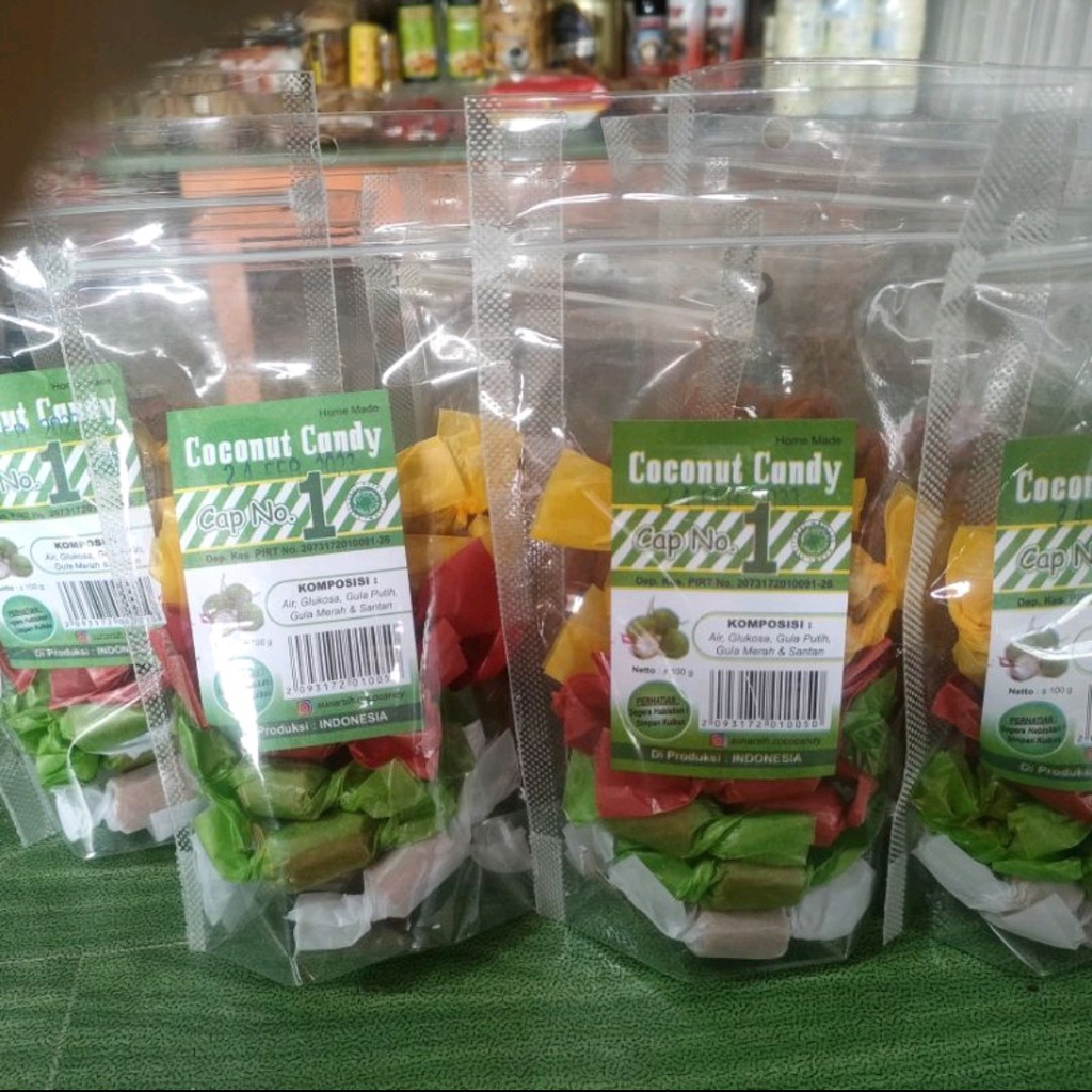 

PERMEN KELAPA / YA THENG / Coconut Candy CAP NO.1