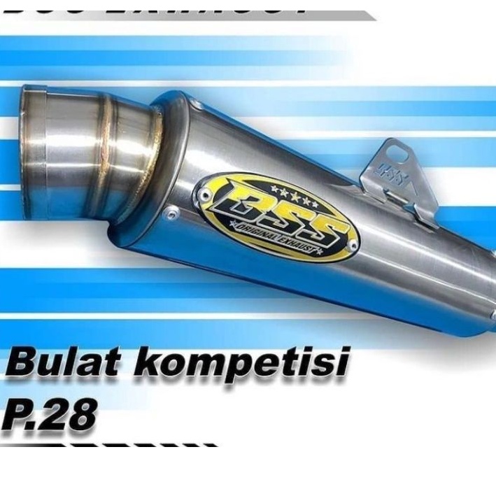 silincer bss kompetisi sarteng inlet 50 mm buat all motor