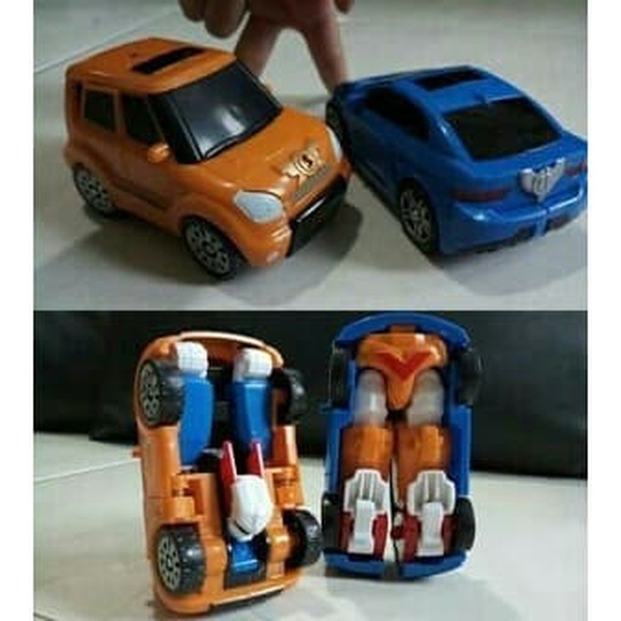 Tobot Mini Titan Xy Combine Two Cars Bisa Jadi Robot Besar