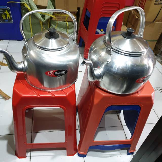 Teko Ceret Aluminium Cor Super JAWA Warung Kopi