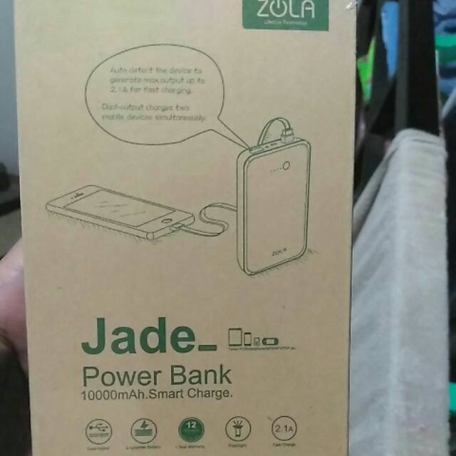 Powerbank Zola Jade 10000 mAh
