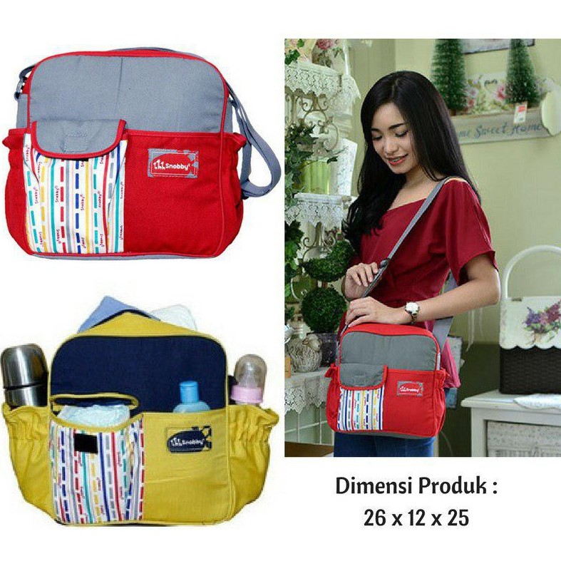 TAS DIEAPERS/ Tas Popok Bayi SNOBBY BABY / BY Tas Bayi SNOBBY BABY BY-13 - SMALL