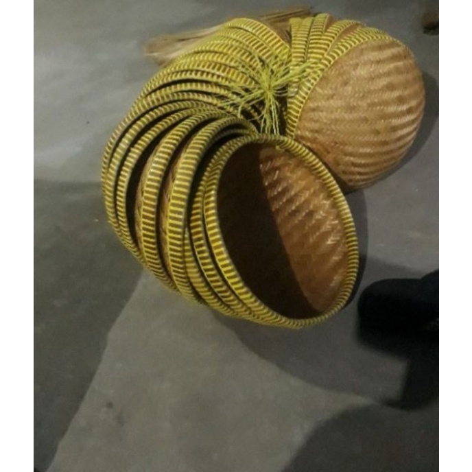 Keranjang anyam bambu | Kalo | keranjang rak bawang