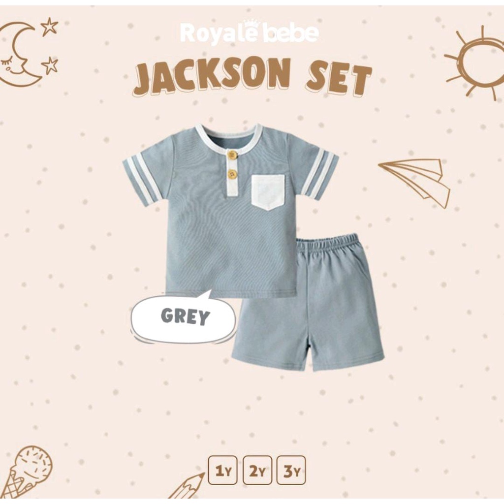 ROYALE BEBE JACKSON SET / SETELAN ANAK