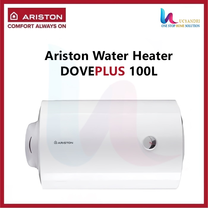 WATER HEATER ARISTON DOVE PLUS 100 LITER HORIZONTAL