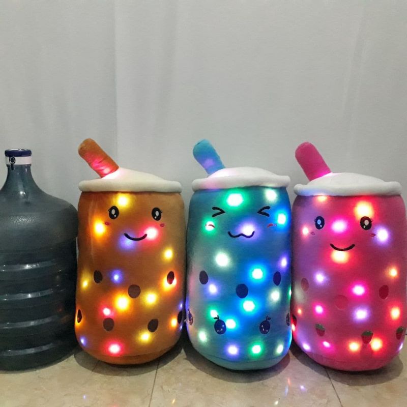 BONEKA BOBA LED JUMBO 50 CM TOMBOL NYALA