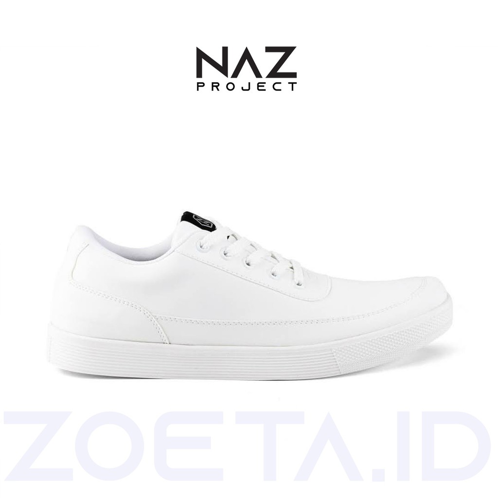 NAZ Footwear - Sepatu Sneakers Putih Unisex Original Casual Style