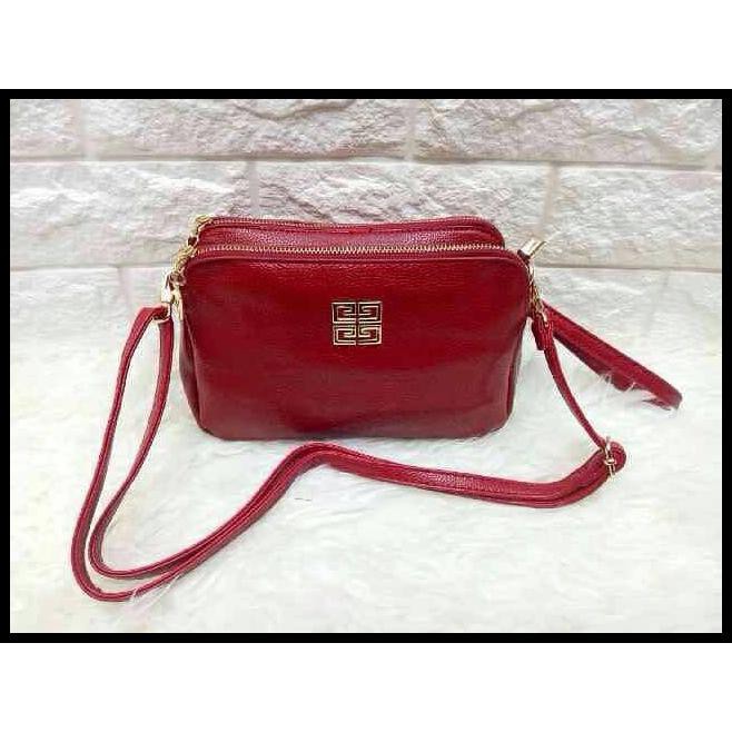 DISKON - TAS WANITA IMPORT GIVENCHY SLING 3RUANG --- CLUTCH BARU