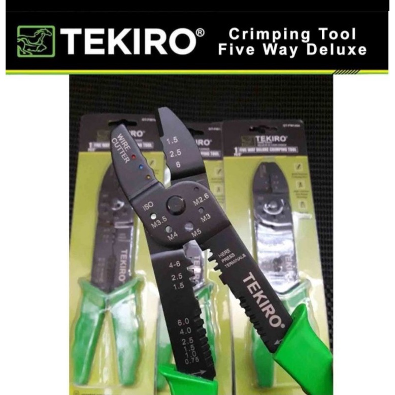 TANG CRIMPING TEKIRO 9&quot; (9inch) TANG KUPAS KABEL TEKIRO