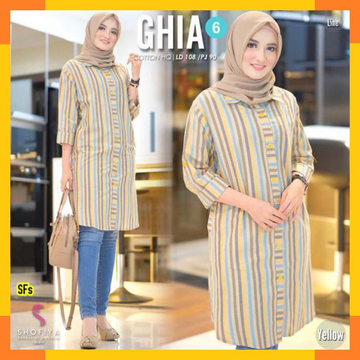 GHIA VOL 5 TUNIK SUPER BEST SELLER SIAP KIRIM ORIGINAL BY SHOFIYA