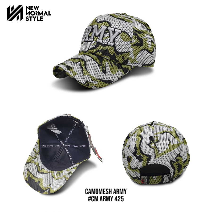 CM ARMY 417 Topi Pria Distro Baseball Jaring Tactical Komando Pria Wanita Cowok Kekinian Original Keren Dewasa Murah