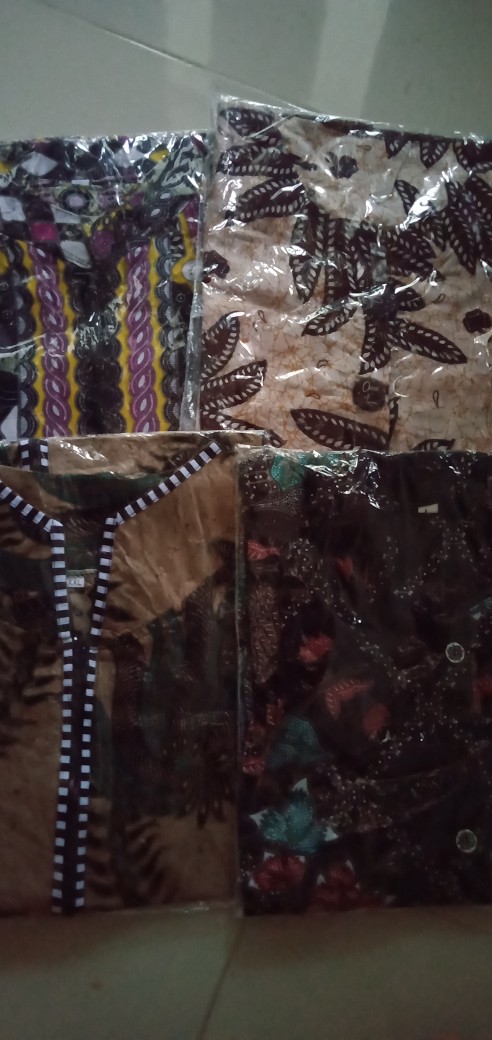 Atasan Batik Dolby Dolbi Dobby Doby Tenun Sutra Tulis Halus Katun Atbm Baron ,sarombit Atasan