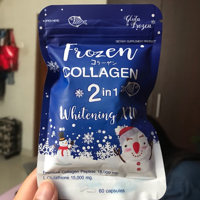 Frozen collagen 2in1 whitening x10