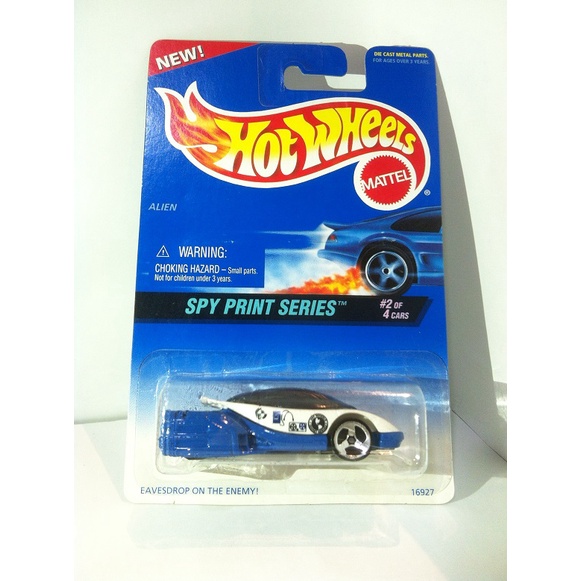 Hot Wheels. 1997 Spy Print Series - 2. Alien. 3SP by MATTEL 1997