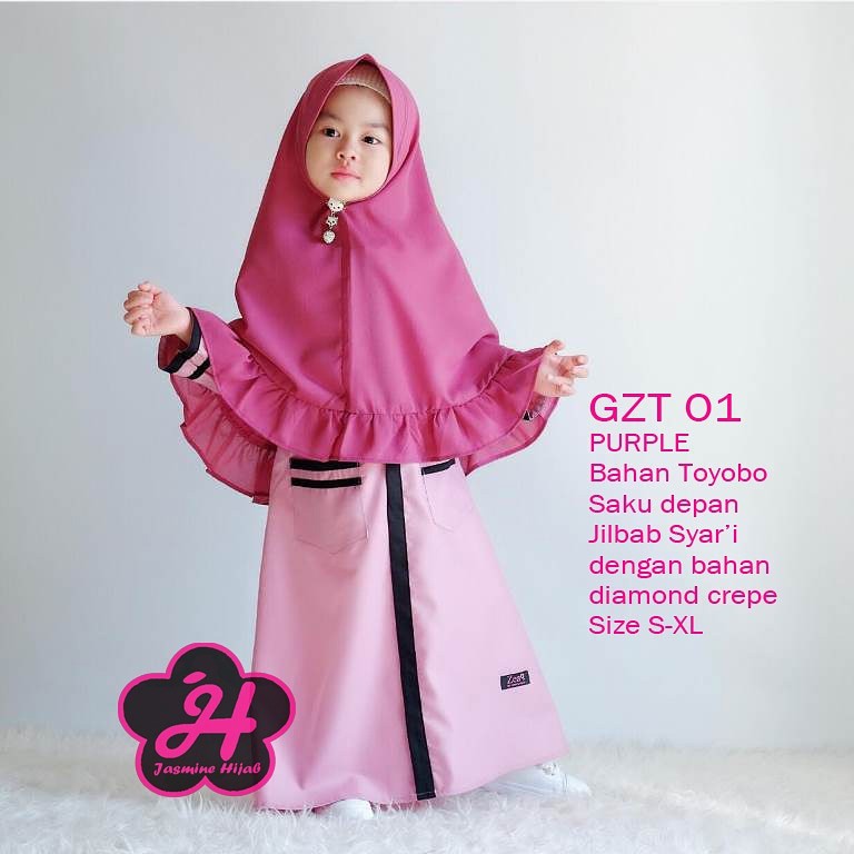 Gamis Anak Set Khimar by Zea (GZT 01)