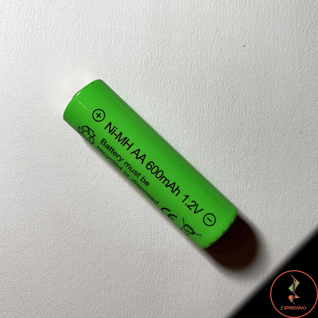 Baterai AA / AAA cas rechargeable NiMH murah 1.2V 600 mAh