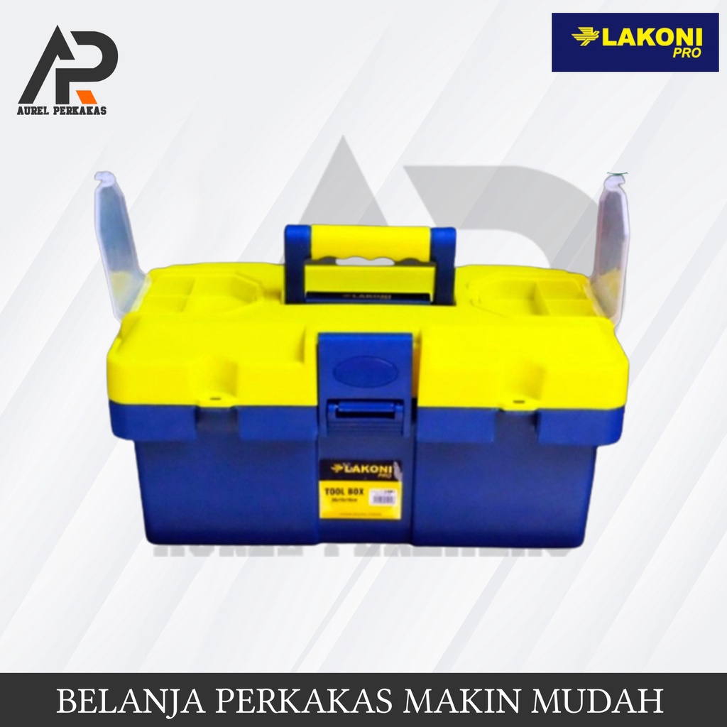 Tool box plastik lakoni pro /box tempat alat perkakas