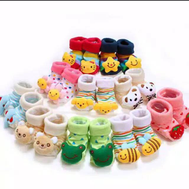 Kaos Kaki Bayi/ Kaos Kaki Sepatu Bayi Karakter 3D Lucu/ Kaos Kaki Anti Slip