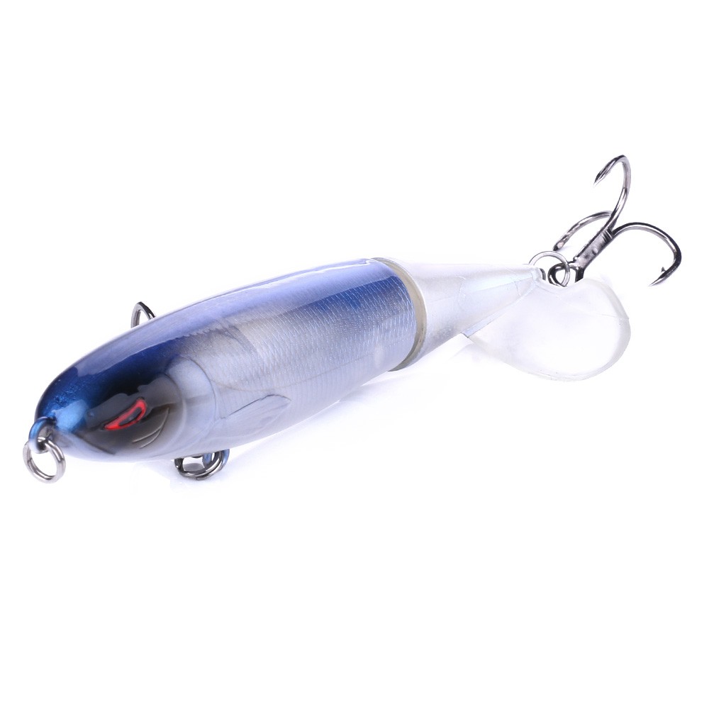 HENGJIA 1Pcs Pencil Umpan Pancing 10cm/13.5g Memutar Ekor Lunak Fishing Lure Minnow Bait Topwater