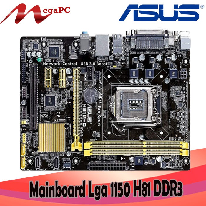 Mobo Mainboard Intel LGA 1150 H81 Ddr3 Asus