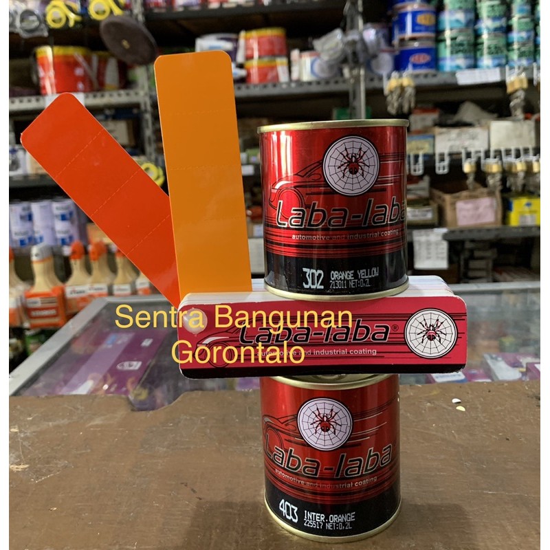 Cat laba laba orange inter yellow