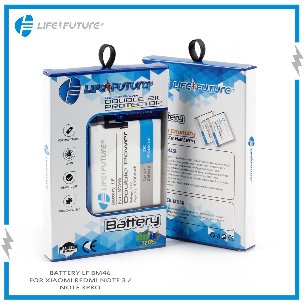 Baterai Redmi Note 3 / Baterai BM46 Double Power