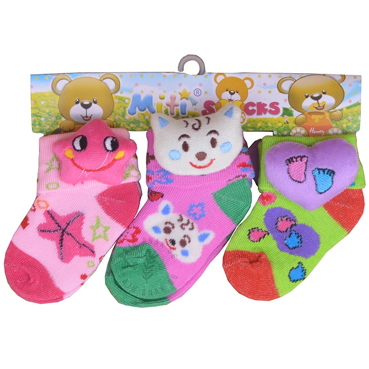 Kaos Kaki Bayi 3in1 Boneka 3D - 022.4248