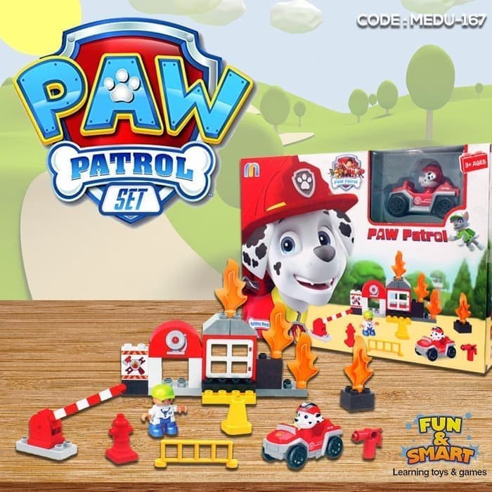 Paw Patrol Set Toys Mainan Paw Patrol Lengkap