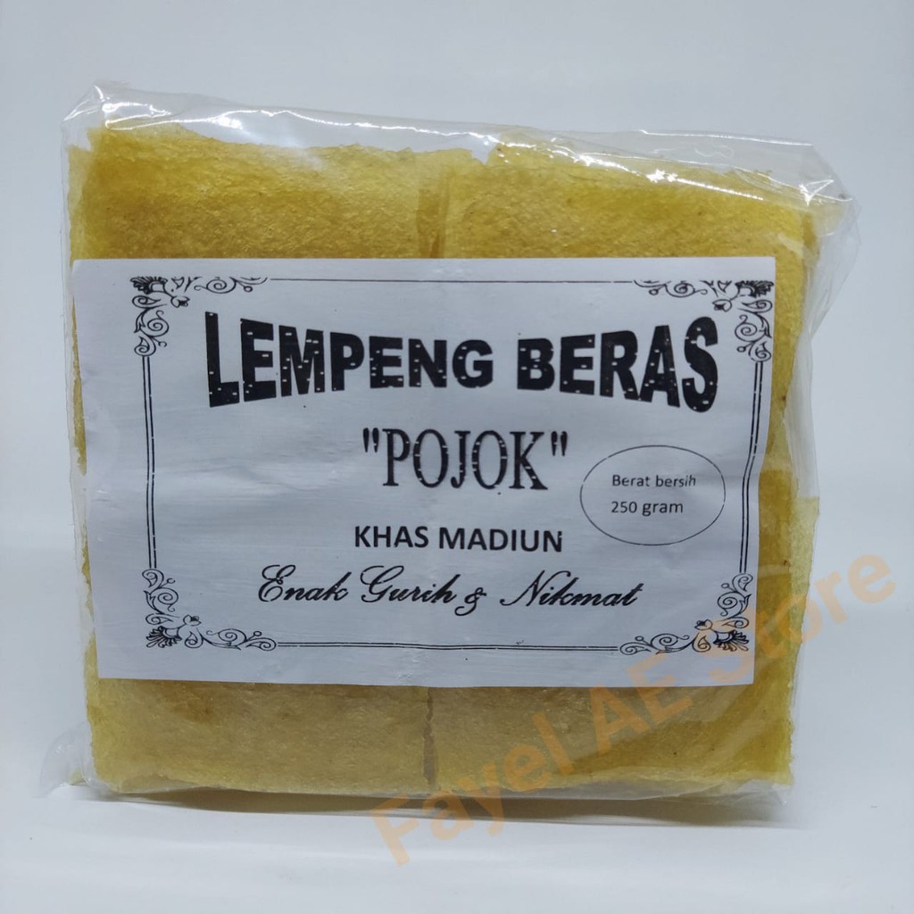 

(250grm) KERUPUK PULI WARUNG NASI PECEL POJOK MADIUN Puli Mentah Krupuk Nasi Kerupuk Gendar Mentah