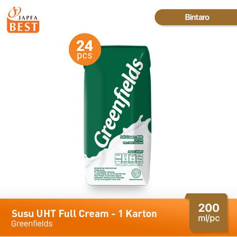 

BAYAR COD Susu UHT Full Cream Greenfields 200 ml