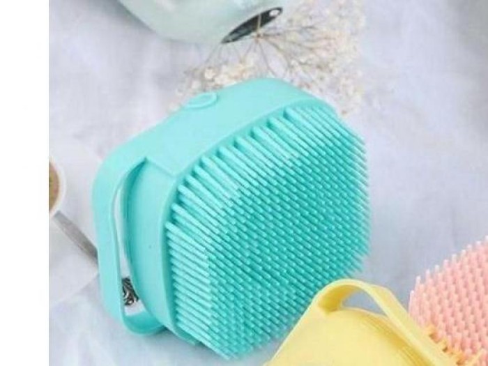 Sikat Mandi Dispenser Silikon Brush Shower / sikat mandi serbaguna