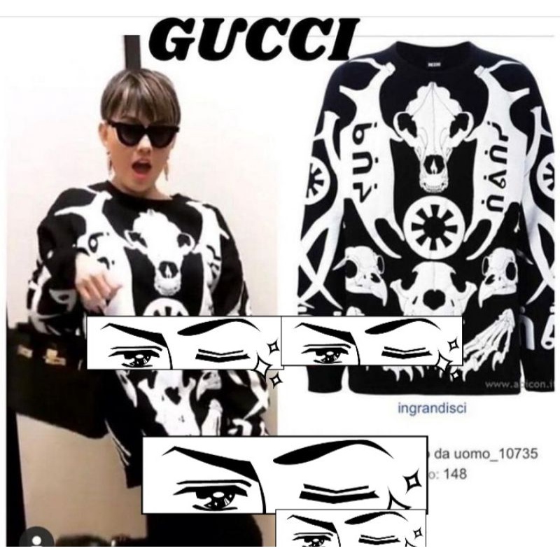 SWEATER GUCCI PREMIUM - OUTERWEAR IMPORT - SWEATER IMPORT - GUCCI - SWEATER WANITA - OUTERWEAR