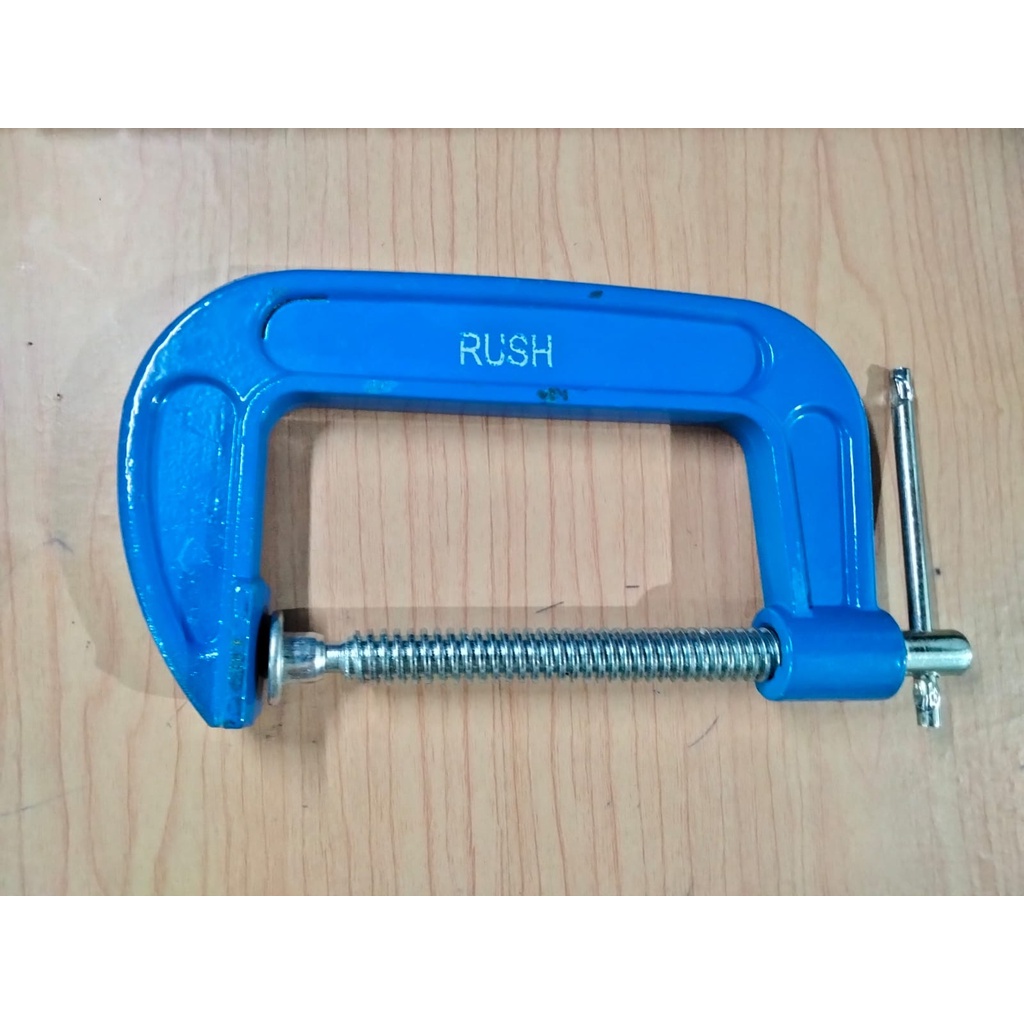 Catok C Clamp Klem G Press Benz Penjepit Besi Kayu Murah Bagus 4 Inch