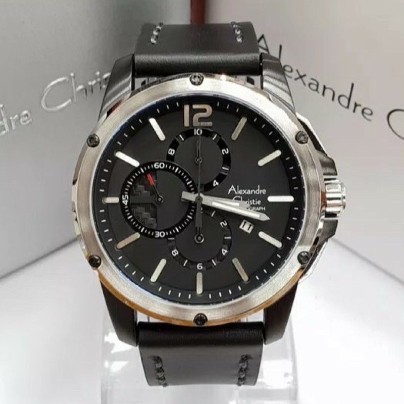 ORIGINAL Jam Tangan Pria Alexandre Christie AC 6486 / AC6486 Garansi 1 Tahun