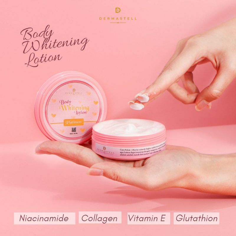 COD | DERMASTELL BODY LOTION PLATINUM | DERMASTELL JEPARA