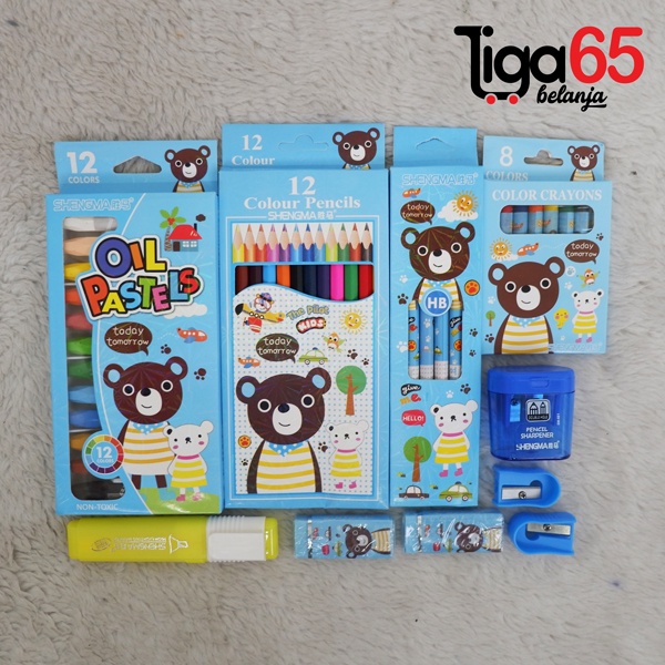 365 STATIONERY SET #40983 Buku &amp; Alat Tulis Anak / Karakter Fancy Gambar Lucu