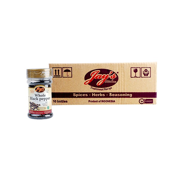 

Jay's Whole Black Pepper - Box Isi 10