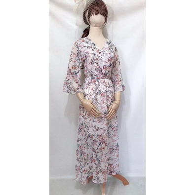 long dress vintage bunga2/dress sifon vintage bunga2/dress kimono vintage bunga2