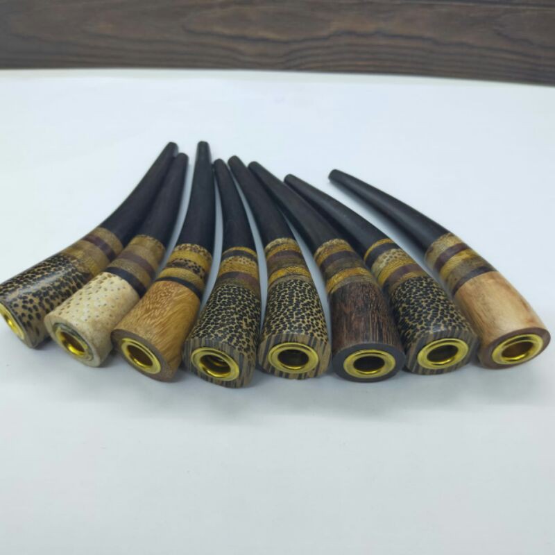 pipa rokok kombinasi kayu bertuah panjang 8cm