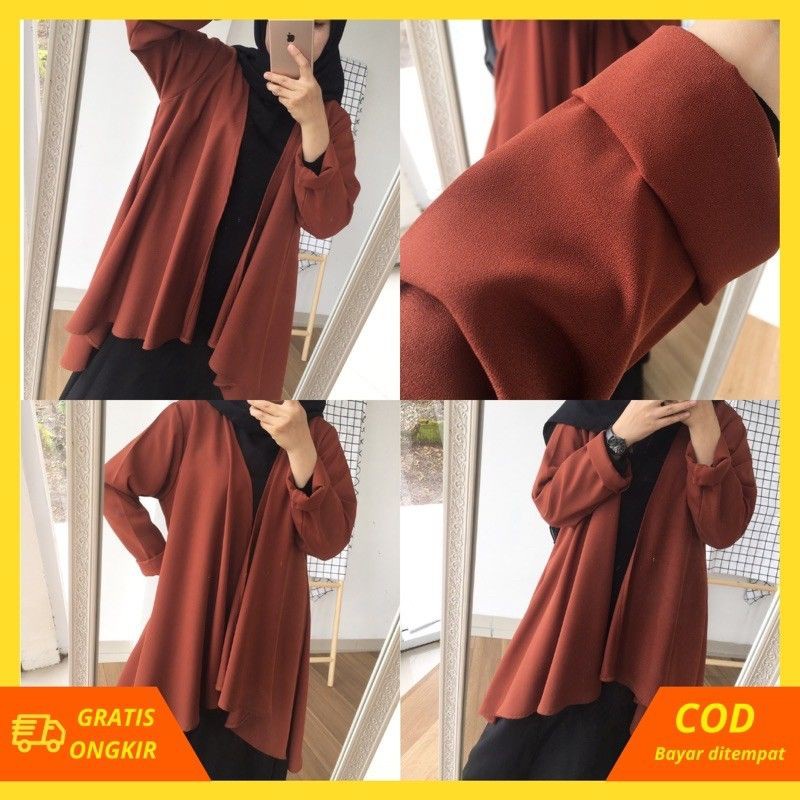 Long Cardigan/long outer/cardigan korea/cardigan korean style/outer cardigan/kardigan korean style/c