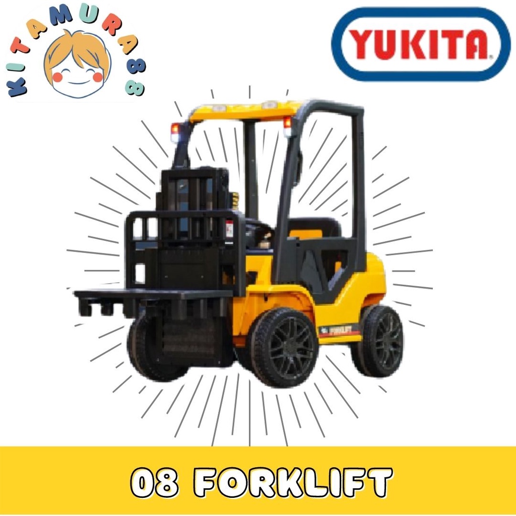 Mainan Anak - Mobil Aki YUKITA 08 FORKLIFT