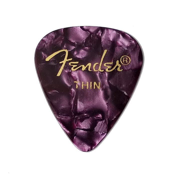Fender Celluloid Purple Thin Pick Gitar Original USA GdS642