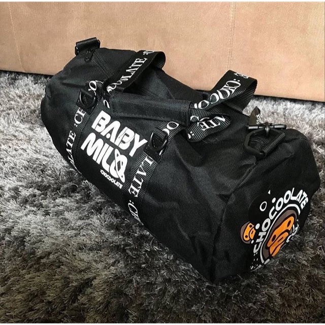 Bape chocoolate baby milo duffle bag