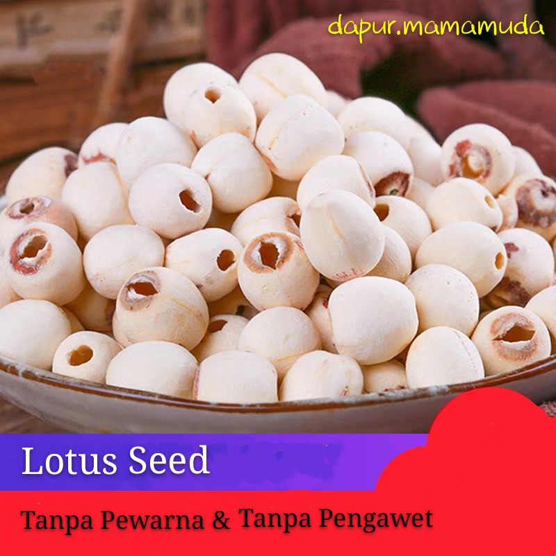 

Biji Teratai / Lotus Seed 50 Gram / Lian Zi / White Lotus Seeds / Kualitas Premium