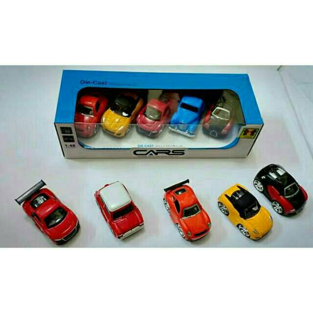 Jual Mainan Cars Die-cast Pullback isi 