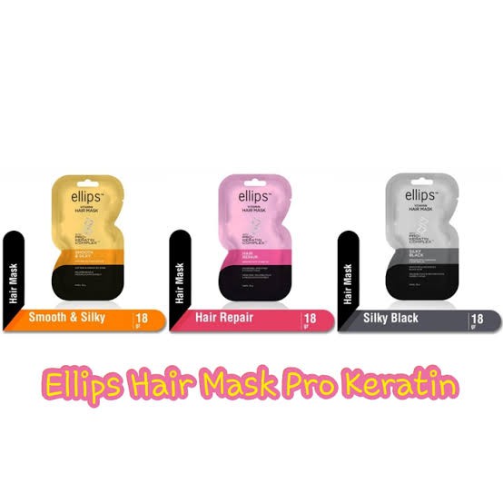 Ellips Hair Mask 20gr / Pro Keratin 18gr / Masker Rambut Ellips ORIGINAL