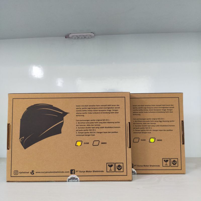 Spoiler Helm NJS ZX-1 & Kairoz (Ongkir termurah 1kg)-2